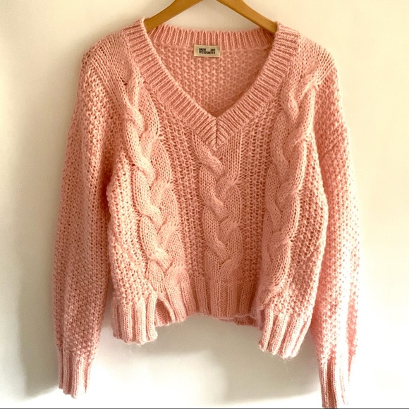 d a n i s h :: Baum und Pferdgarten Mohair Chunky Cable Knit Sweater - Picture 3 of 12